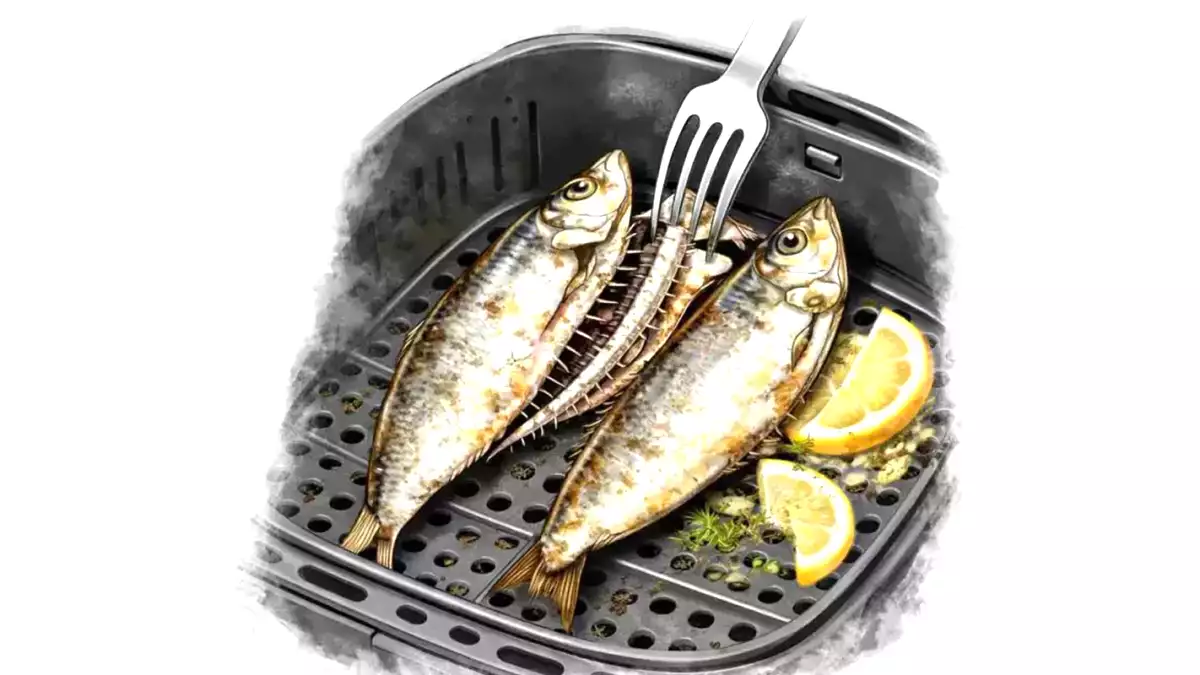 5. Ugns- eller airfryerteknik: ryggraden lossnar naturligt