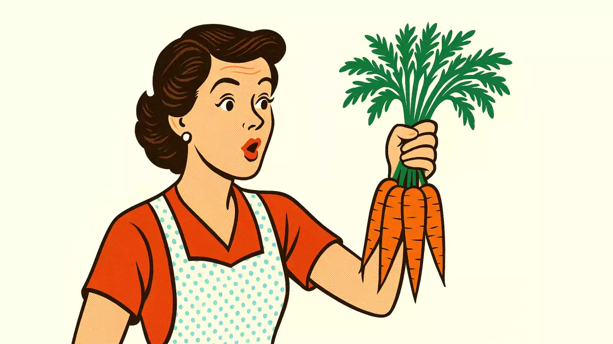 Om du äter mycket morötter ser du bättre i mörker.