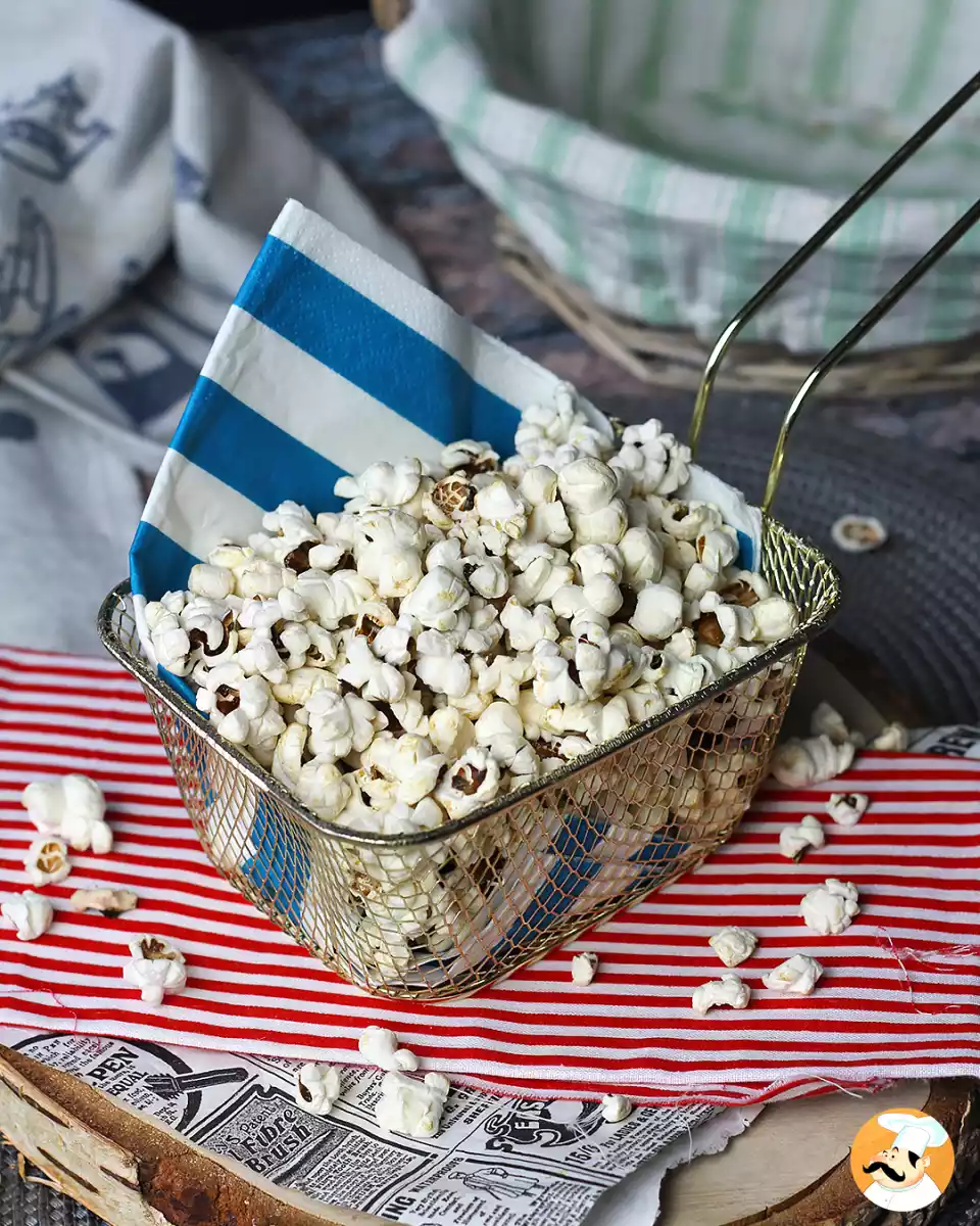 2. Popcorn i fritös