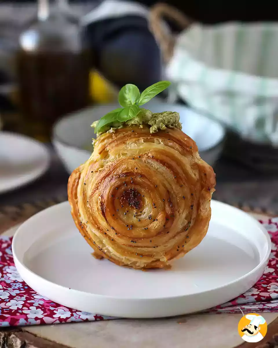 Smakrik New York Roll med pesto och ost