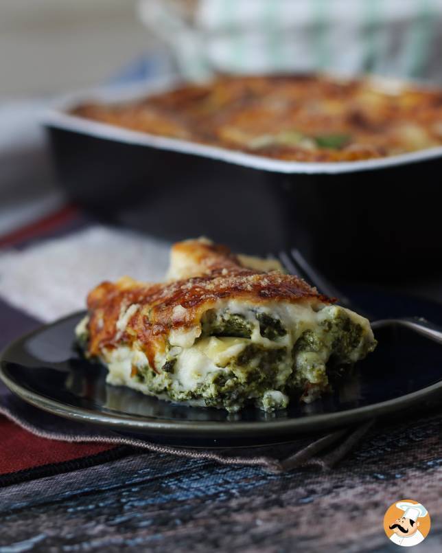 Vegetarisk lasagne med ricotta och spenat