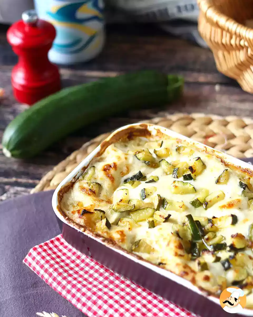 3. Krämig zucchinilasagne