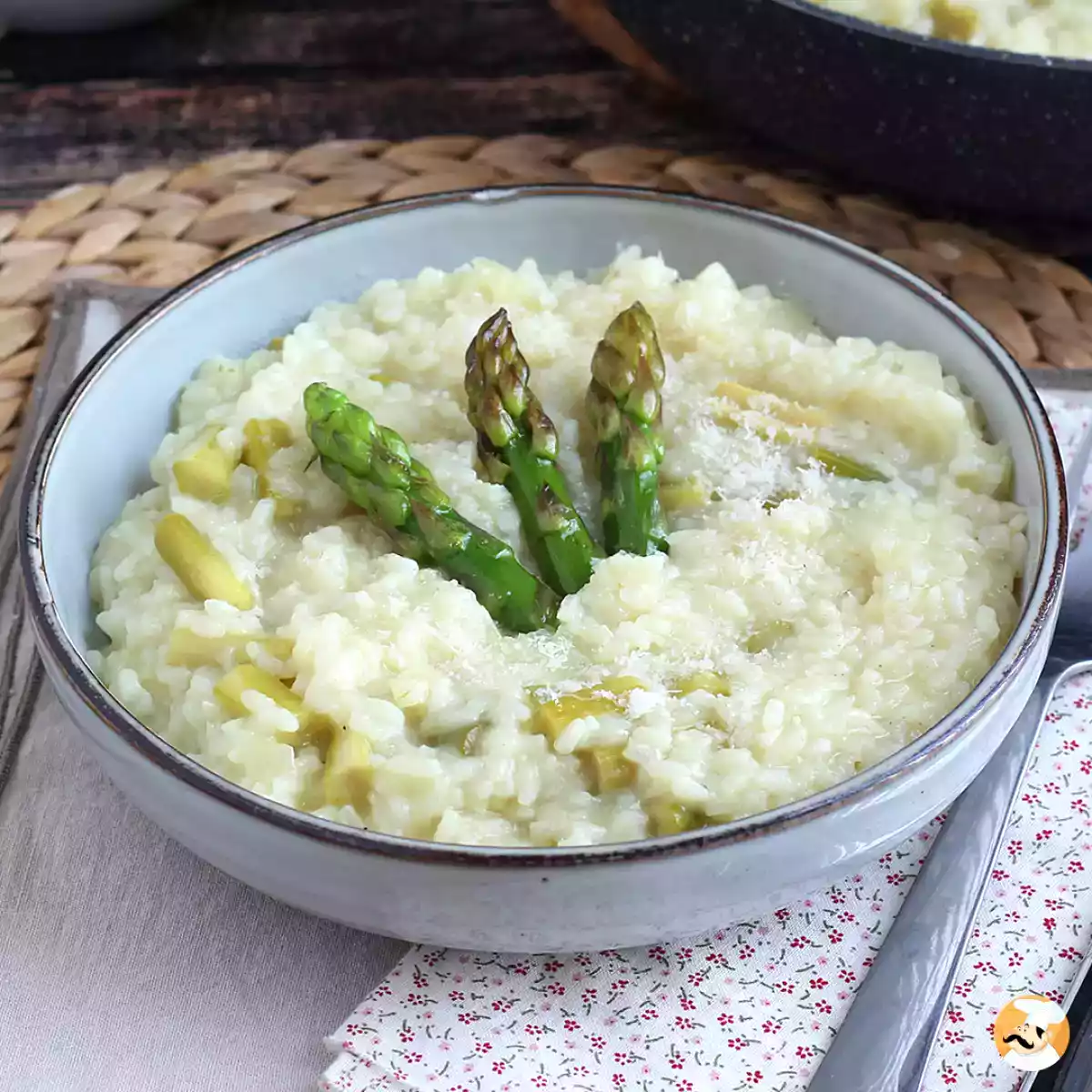 1. Risotto med sparris