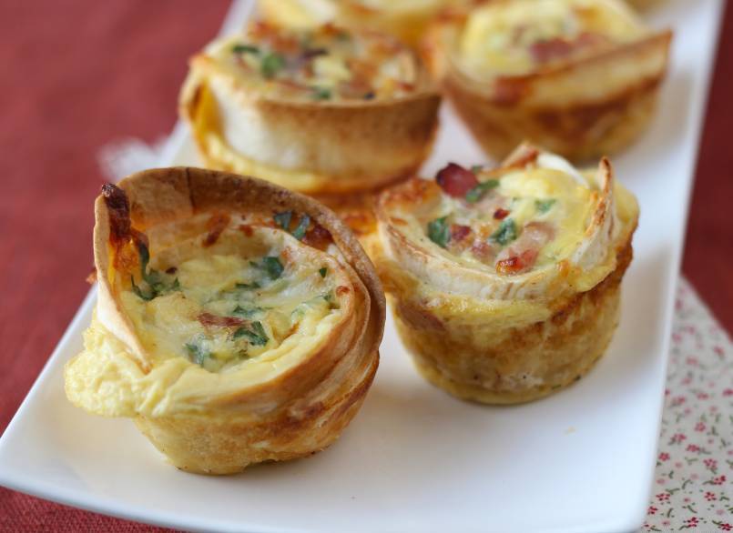 4. Små tortilla-quiches