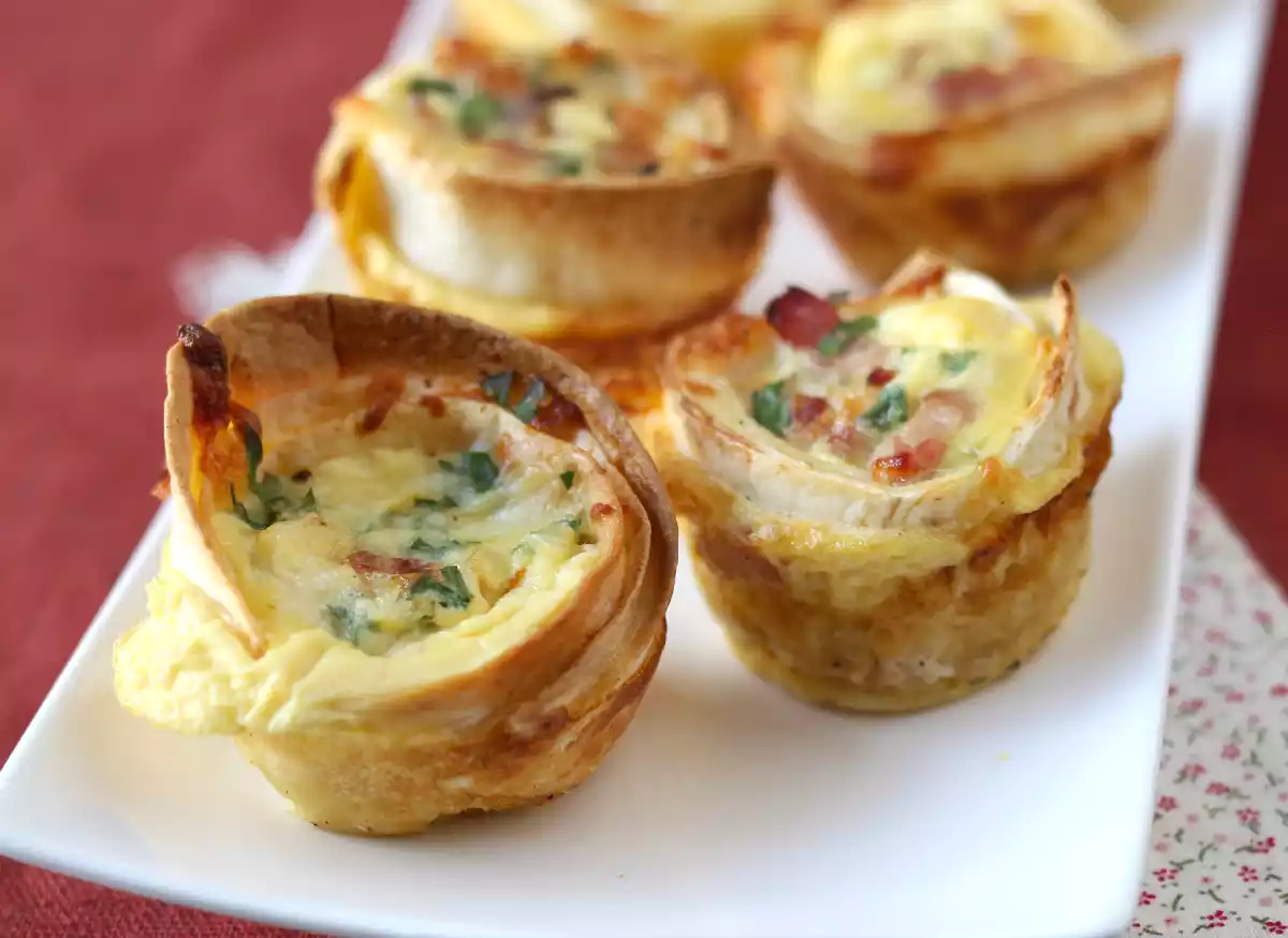 4. Små tortilla-quiches