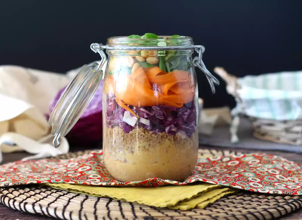 6. Vegetarisk salladsburk