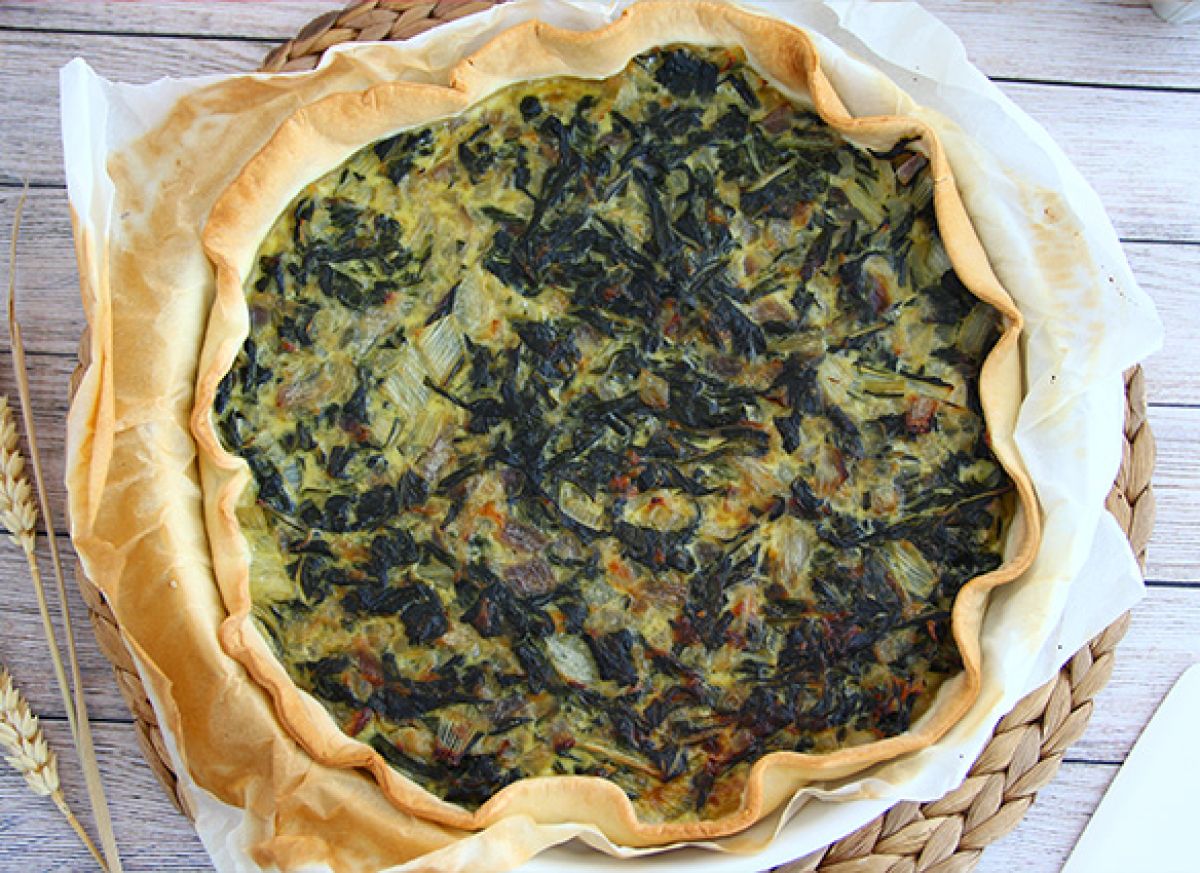 7. Kryddig mangoldtårta: god och vegetarisk