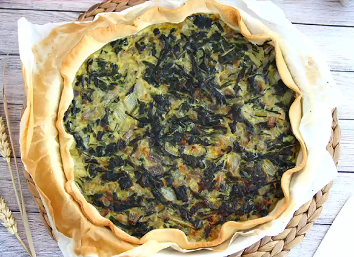 7. Kryddig mangoldtårta: god och vegetarisk