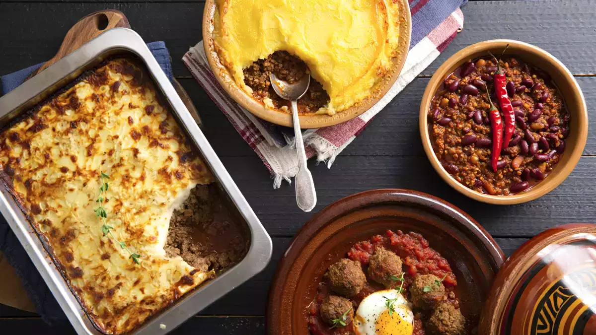 8 recept på köttfärs för resor utan att lämna köket