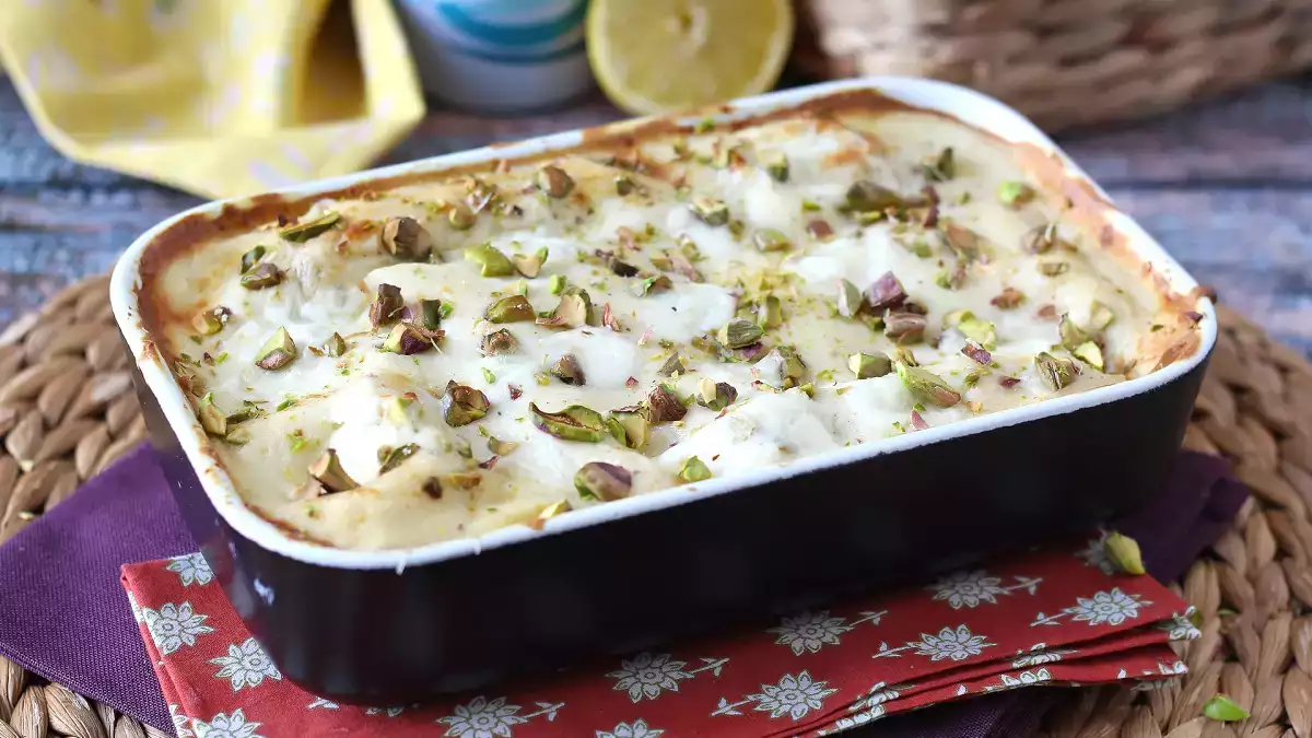 Lasagne di pesce: det krämiga receptet med lax, burrata och pistagenötter som revolutionerar söndagslunchen