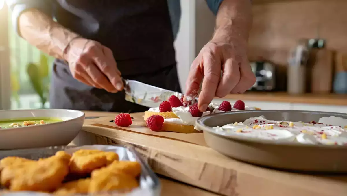 Dagens meny, 11 maj: krämig zucchinisoppa, hemgjorda kycklingnuggets och hallontårta