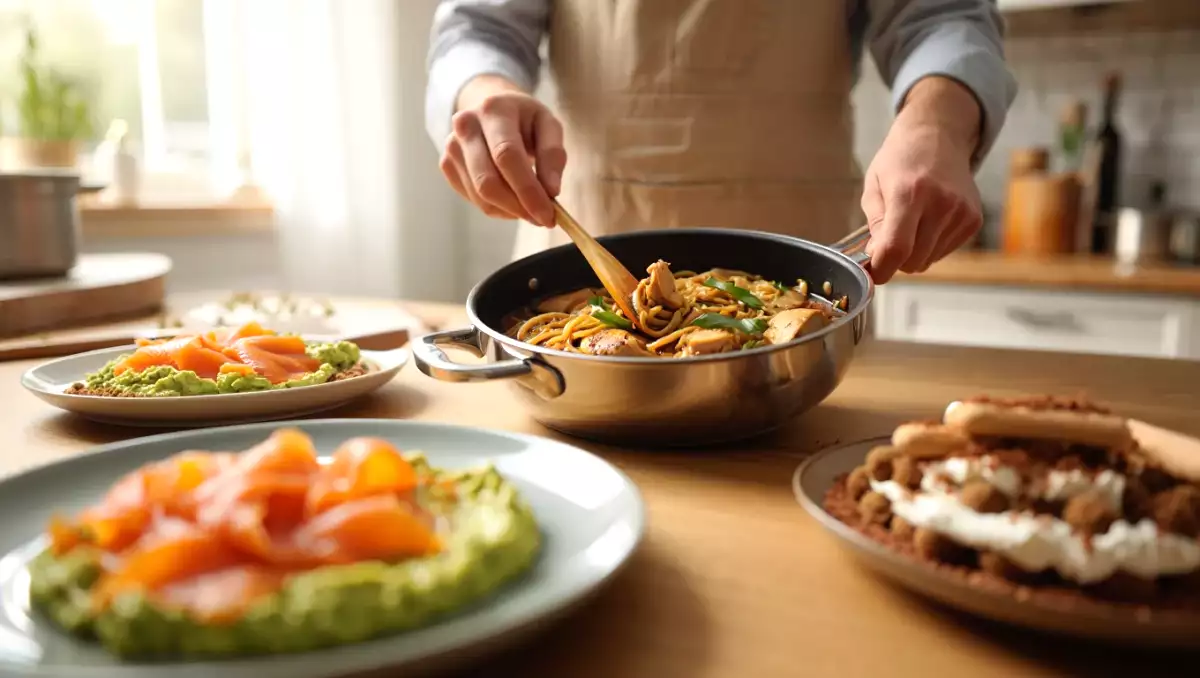 Dagens meny, 19 juni: färgglada verriner, tröstande ramen och läcker tiramisu