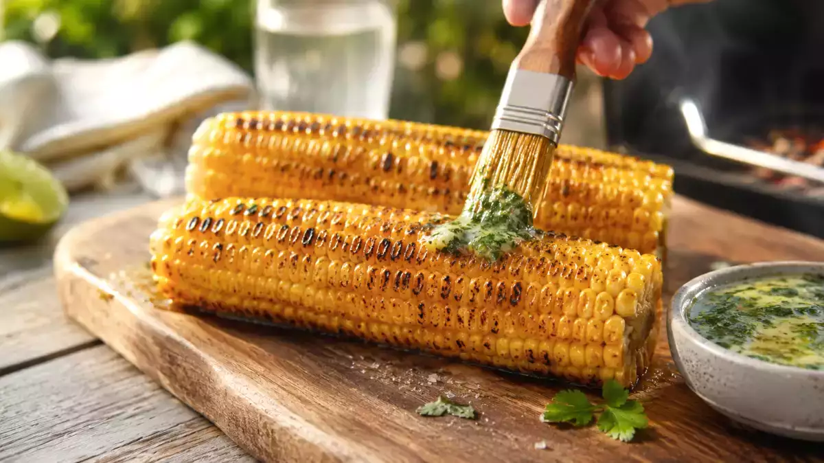 Hur man grillar majskolvar så att de blir mjuka, söta och får en grillad smak