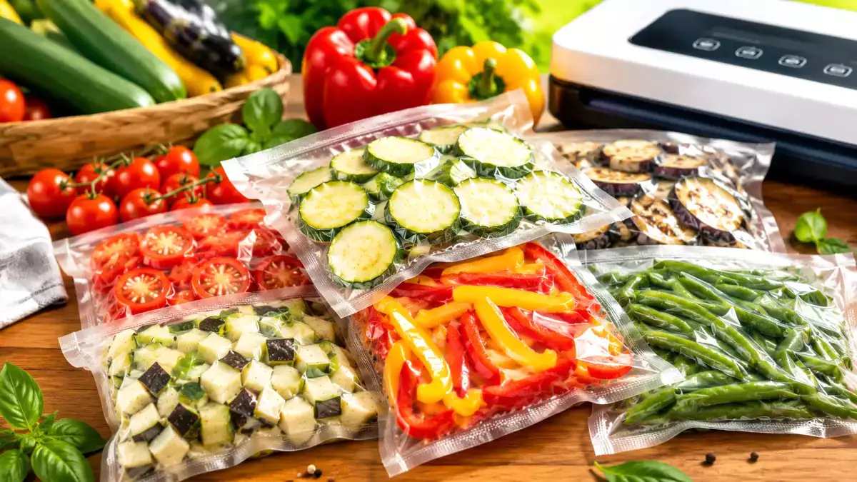 Vakumförpackade sommargrönsaker: en praktisk guide till hur man förvarar dem och återupplever sommarens äkta smak