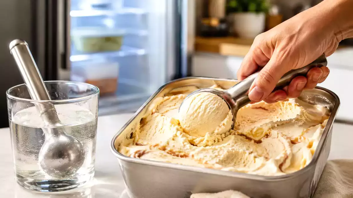 Aldrig mer hård glass: det superenkla knepet för att servera glass som just tagits ur frysen