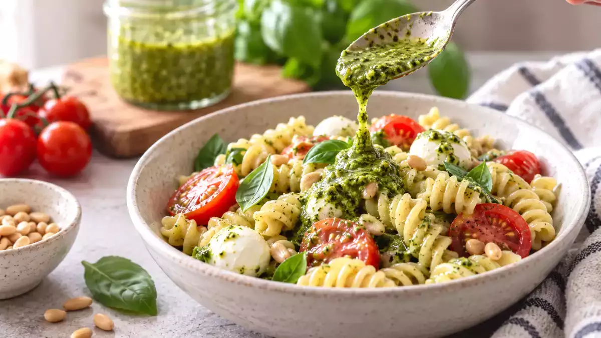 12 såser, vinägretter och dressingar som förvandlar dina pastasallader till smakrika rätter