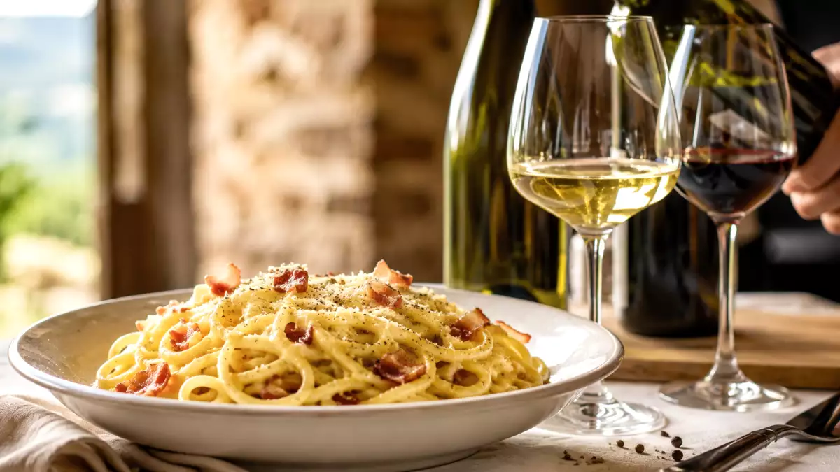 Hur man väljer det perfekta vinet till carbonara: praktiska tips och kombinationer från sommeliererna