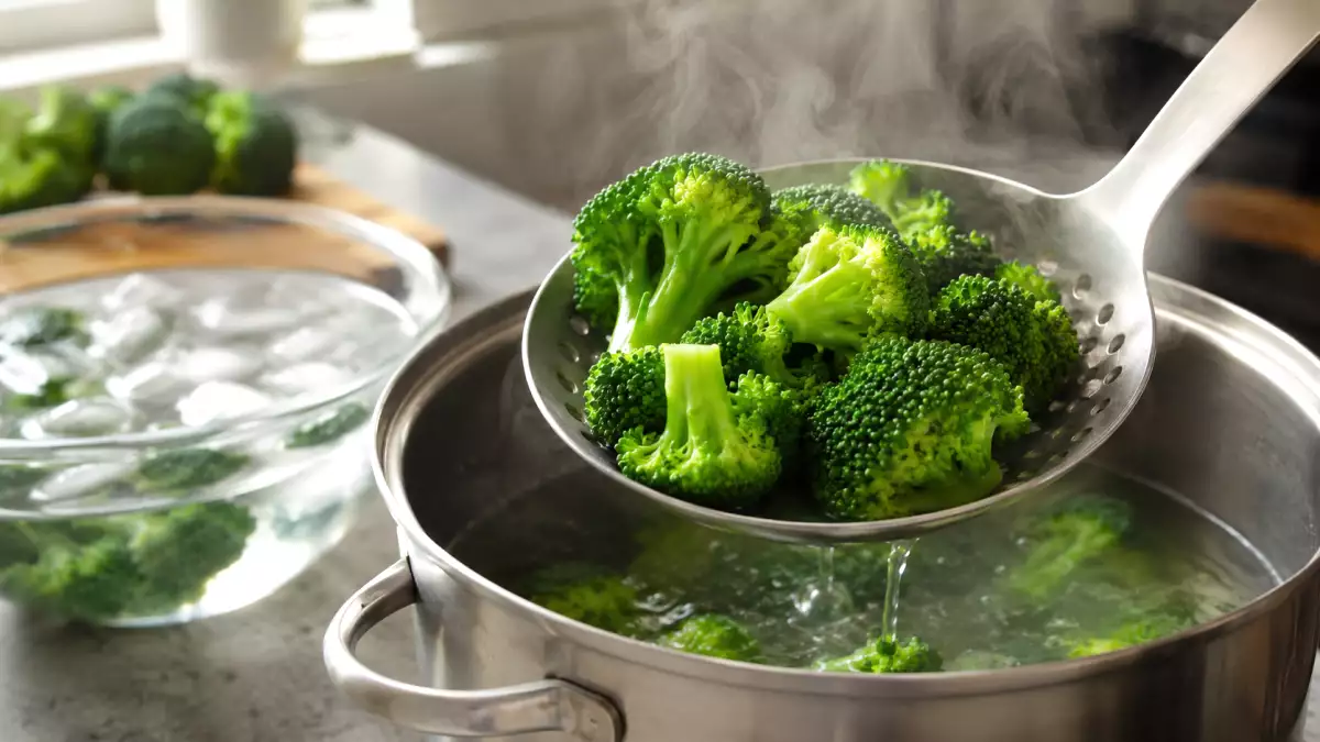 Hur tillagar man broccoli så att den förblir riktigt grön och lite krispig?