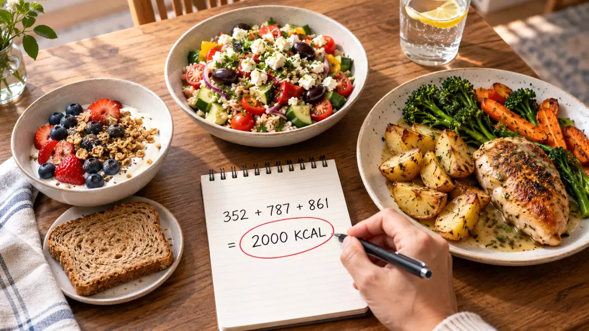 Hur ser egentligen en meny på 2000 kcal ut och vem är den avsedd för?