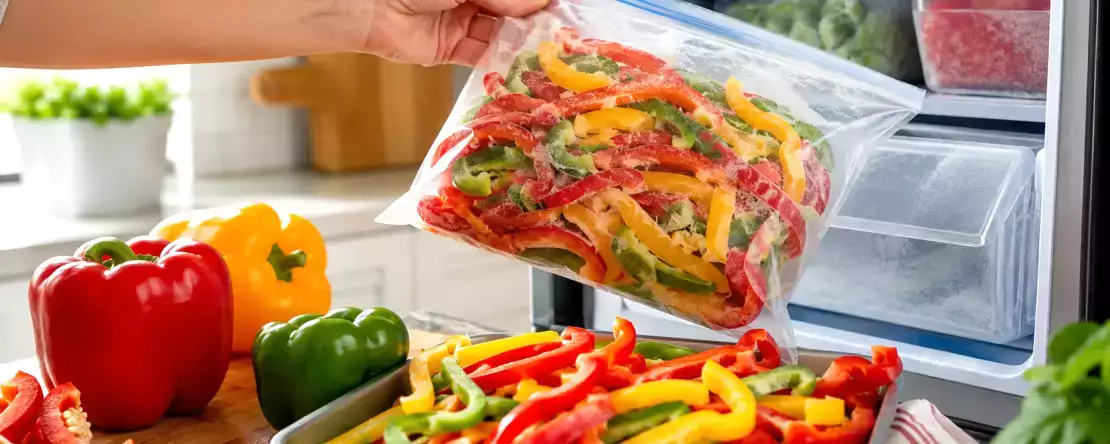 Hur man fryser in paprika på sommaren för att kunna använda dem hela vintern: det steg som förhindrar att de förstörs