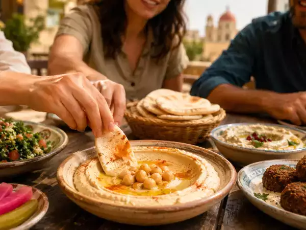 Mezze, libanesiska tapas : små rätter och recept för att resa med gommen