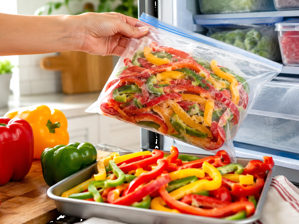 Hur man fryser in paprika på sommaren för att kunna använda dem hela vintern: det steg som förhindrar att de förstörs