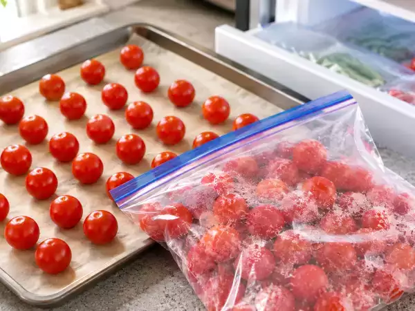 Hemligheten bakom att frysa in körsbärstomater så att de är perfekta på vintern: inga stora isklumpar längre