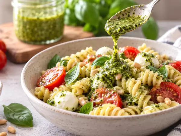 12 såser, vinägretter och dressingar som förvandlar dina pastasallader till smakrika rätter