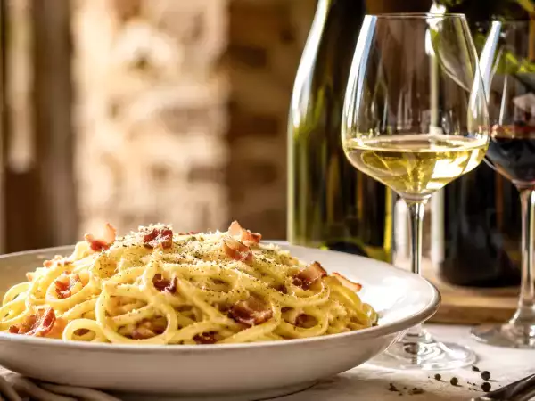 Hur man väljer det perfekta vinet till carbonara: praktiska tips och kombinationer från sommeliererna