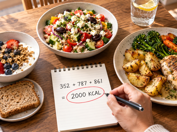 Hur ser egentligen en meny på 2000 kcal ut och vem är den avsedd för?