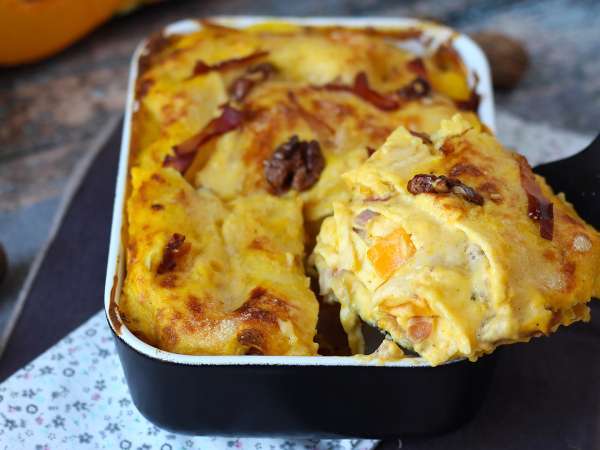 Lasagnen som doftar höst: krämig inuti, krispig på toppen och perfekt för de första svala söndagarna