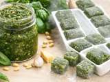 Artiklar: Pesto som tillagas på sommaren och fryses in till vintern: hur länge håller den egentligen och hur man gör för att den inte ska bli dålig