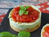 Artiklar: Små salta cheesecakes i portionsstorlek: färska, krämiga och lätta att servera vid alla tillfällen