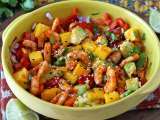 Artiklar: Räksallad med mango: ett fräscht, färgglatt och enkelt recept som man längtar efter hela sommaren
