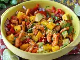 Artiklar: Räksallad med mango: ett fräscht, färgglatt och enkelt recept som man längtar efter hela sommaren