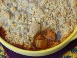 Artiklar: Denna ratatouille-crumble kan förberedas i förväg och smakar lika gott varm som kall!