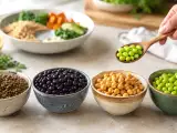 Artiklar: Hur mycket protein och kostfiber innehåller egentligen linser, bönor, kikärter och edamame per portion?