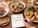 Artiklar: Hur ser egentligen en meny på 2000 kcal ut och vem är den avsedd för?