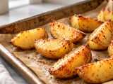 Artiklar: Ugnsbakad potatis som blir mosig och inte får någon krispig yta? Misstaget som förstör den gyllene ytan – och det enkla steget du ska ta innan du sätter in potatisen i ugnen för att få den krispig på utsidan och mjuk på insidan