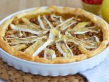 Recept Camembert- och äppeltårta