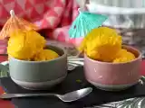 Recept Mangosorbet med lime - bara 3 ingredienser, klar på 5 minuter!