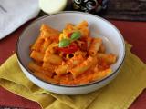 Recept Pasta med paprika och philadelphia