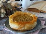 Recept Baklava-liknande cheesecake med pistage, krispig och smältande