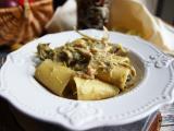 Recept Pasta med kronärtskockor och bacon, en smakrik och lättlagad rätt