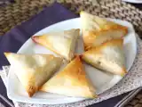 Recept Samoussas med makrill och färskost