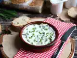 Recept Faux-mage frais med vitlök och örter (den veganska sojabaserade osten!)