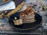 Recept Tiramisu-liknande pannkakstårta med kaffe och kakao