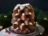 Recept Pandoro brioche fylld med nutellakräm och vaniljkräm i form av en julgran