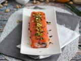 Recept Laxrulle med ricotta och pistagenötter