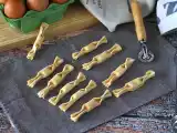 Recept Caramelle, ravioli formade som godis med pumpa- och ricottafyllning